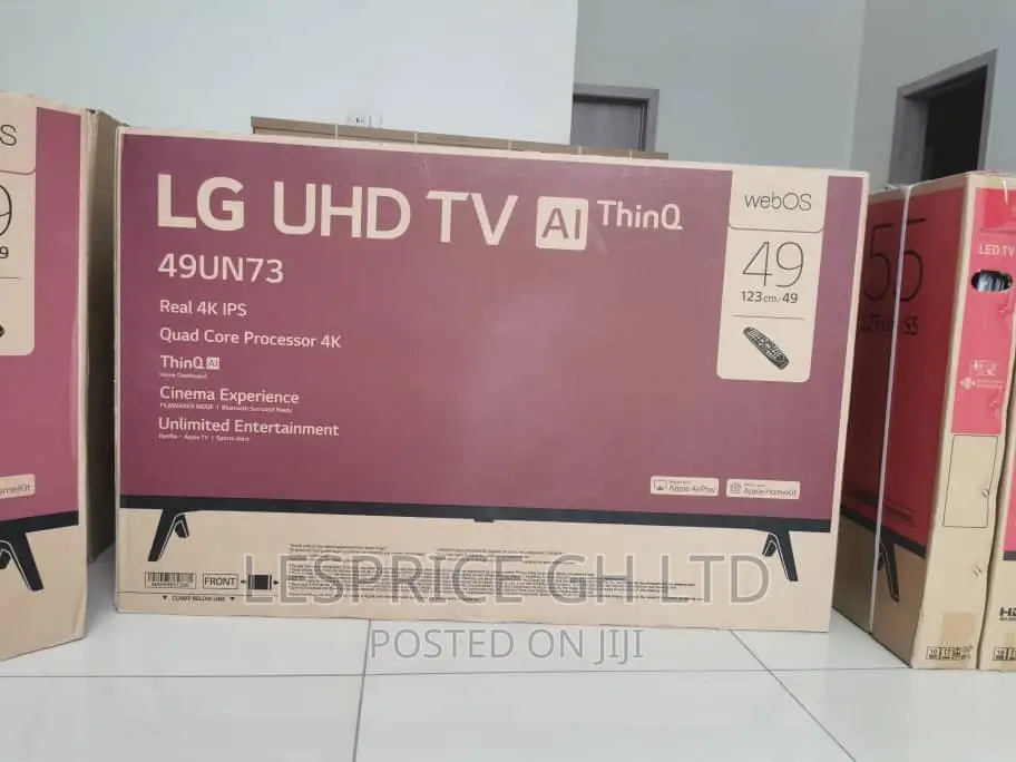 Quality//LG 49” Smart AI UHD Tv