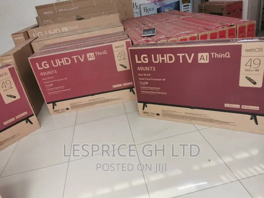 Luxury Brand//LG 49” Smart AI Android Bluetooth TV