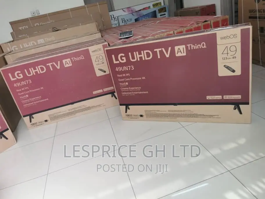 Frameless//LG 49” Smart Android UHD Tv