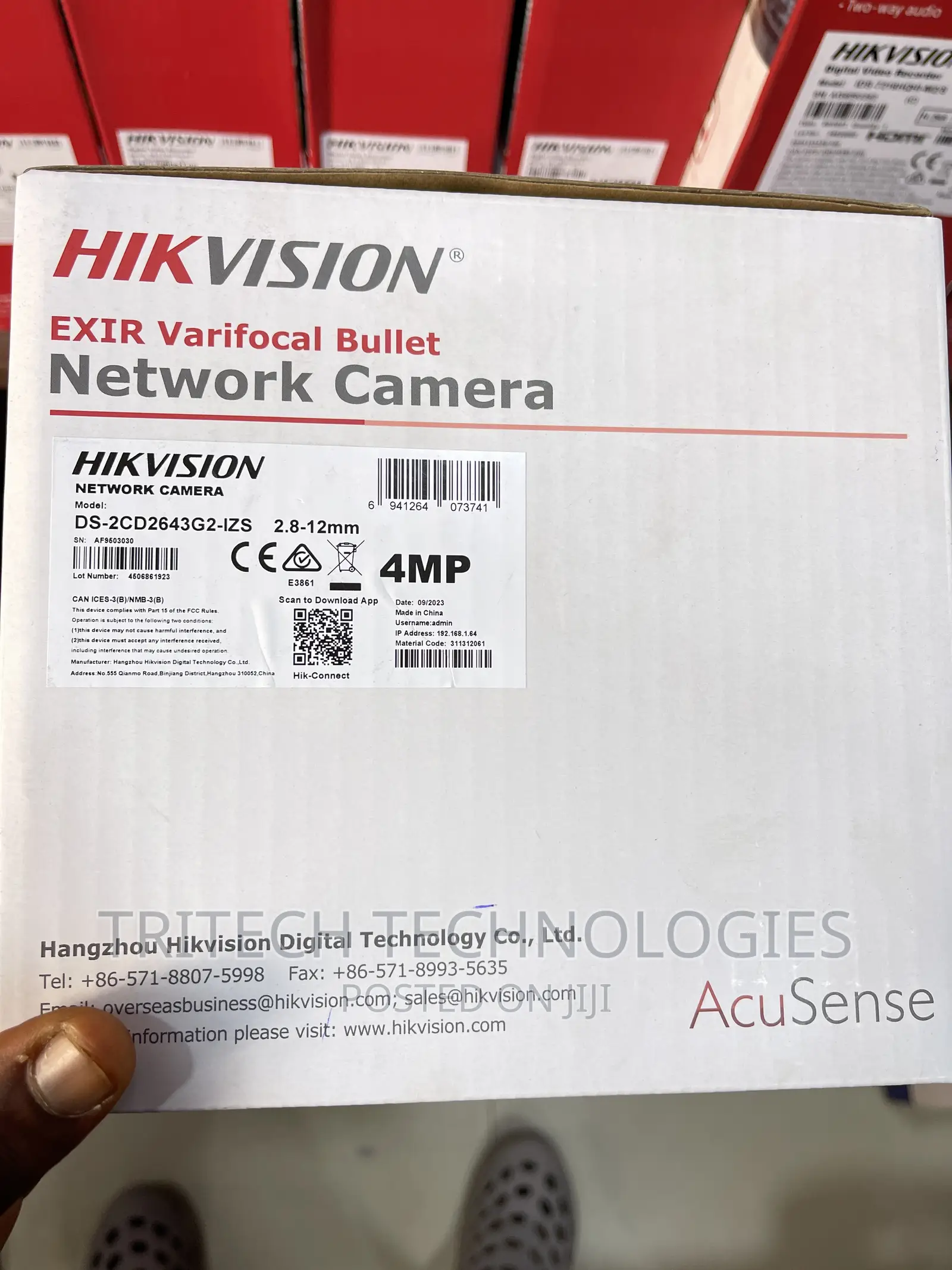 Hikvision Ds-2cd2643g2-Izs 4mp Motorized Varifocal Bullet