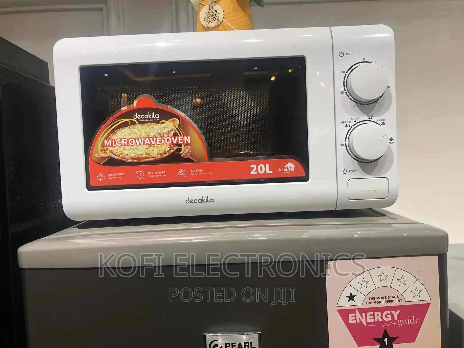 Decakila Microwave Solo 20ltr White 600W