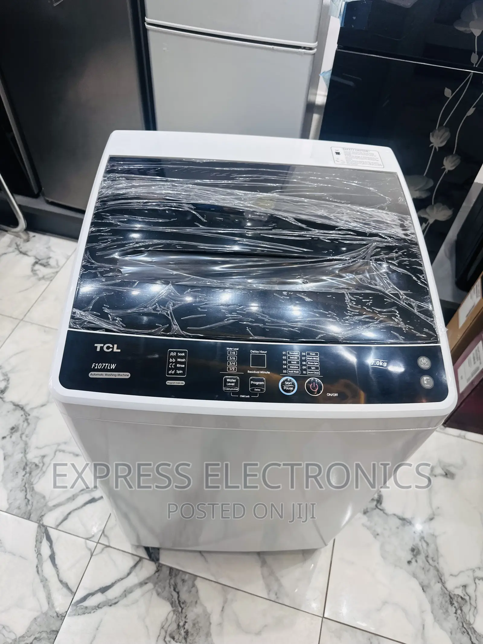 Durable Build Washing TCL 7kg Top Load Full Automatic—