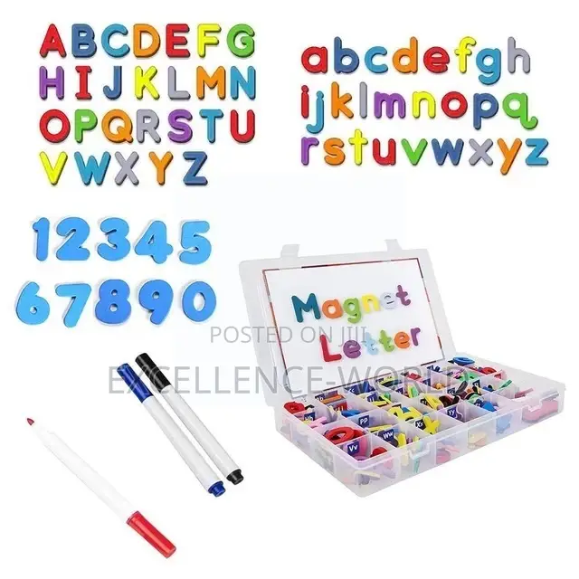 Magnetic Toy Letters and Numbers