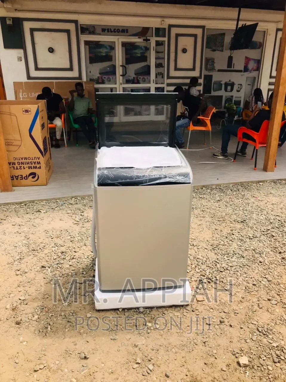 Energy Saving Pearl Top Load Washing Machine.