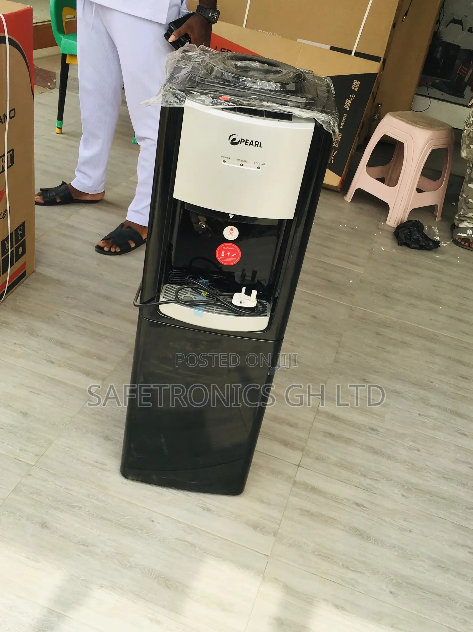 Black Electric Pearl Hot/Cold PWD-2008 Water Dispenser