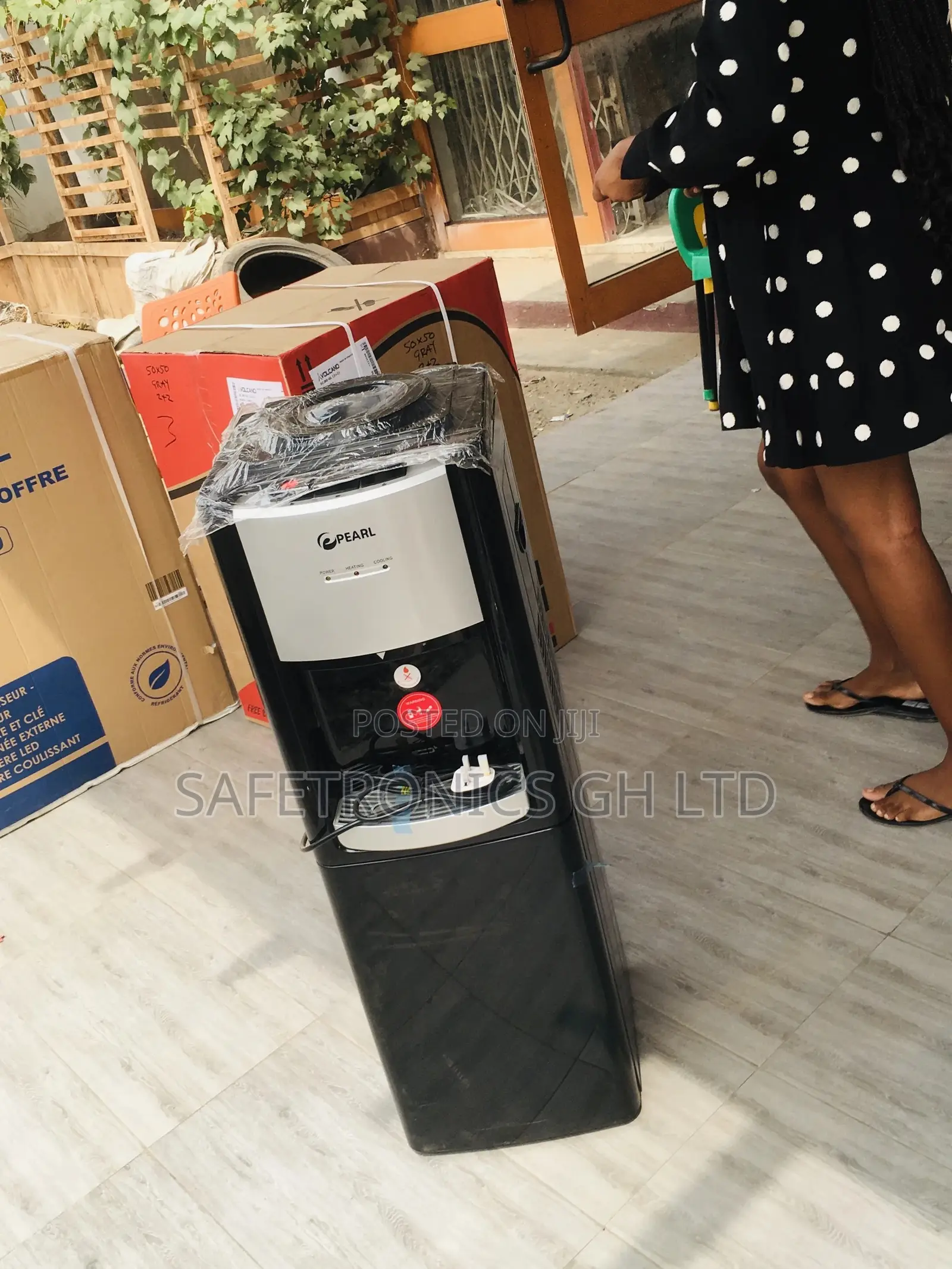 Reliable Pearl Black PWD-2008 Hot/Cold Water Dispenser