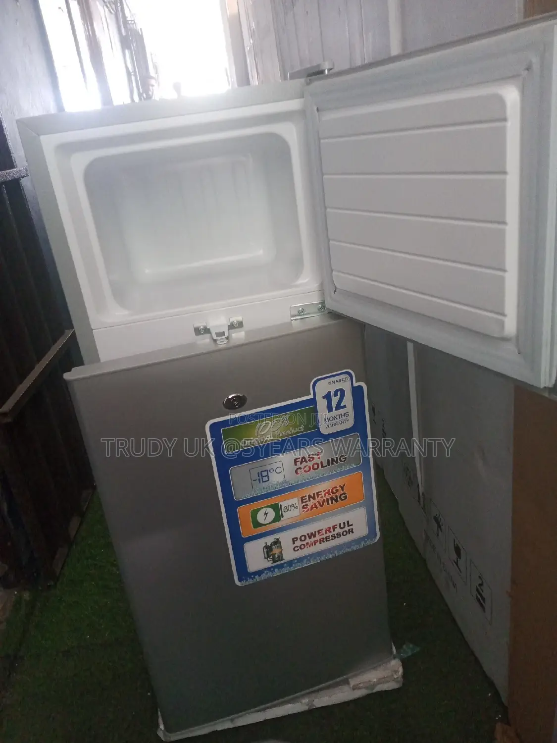 Efficient NEW Top Freezer Silver Fridge Anti Ice Fridge
