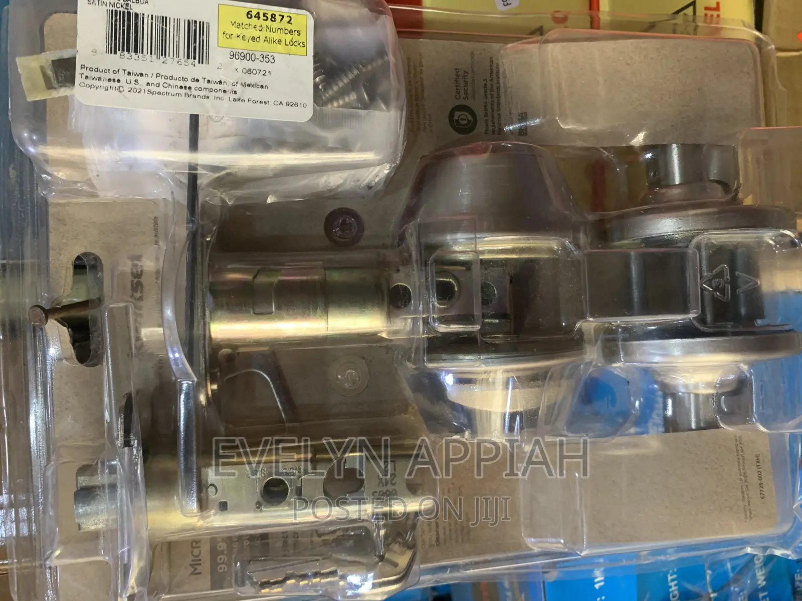 Single Cylinder Deadbolt