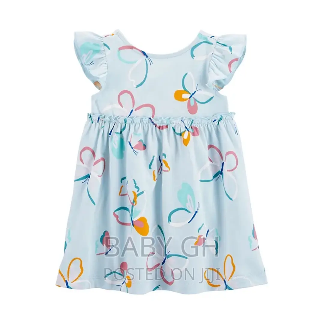 Carter's Blue Butterfly Flutter Dress