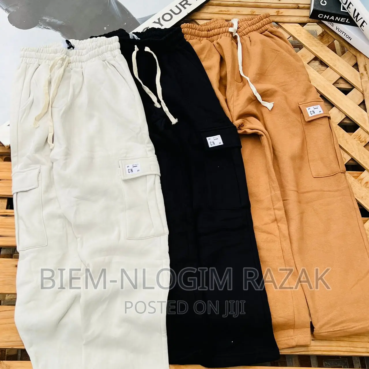 #Woolen, #Thick, #Fleece Cargo Pants Available in Stock