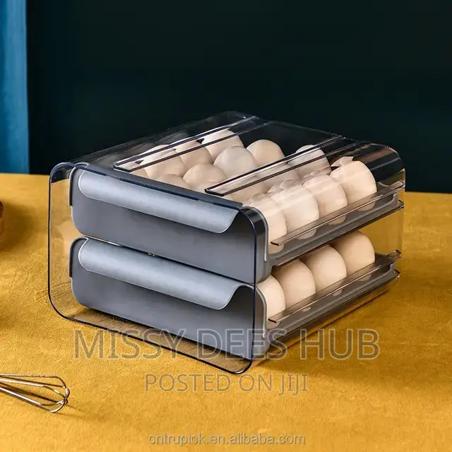 32 Grid Capacity , Two Layers, Stackable Egg Storage