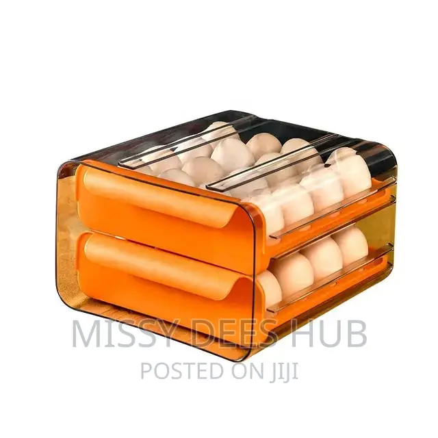 32 Grid Capacity , Two Layers, Stackable Egg Storage