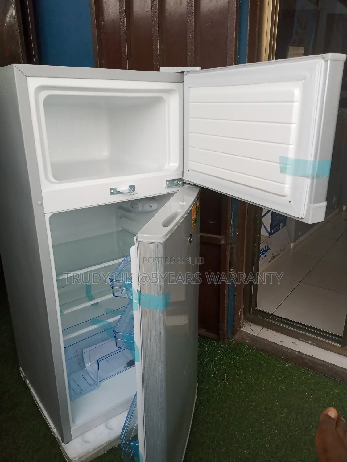 Easy NEW Top Freezer Silver Fridge Anti Ice Fridge