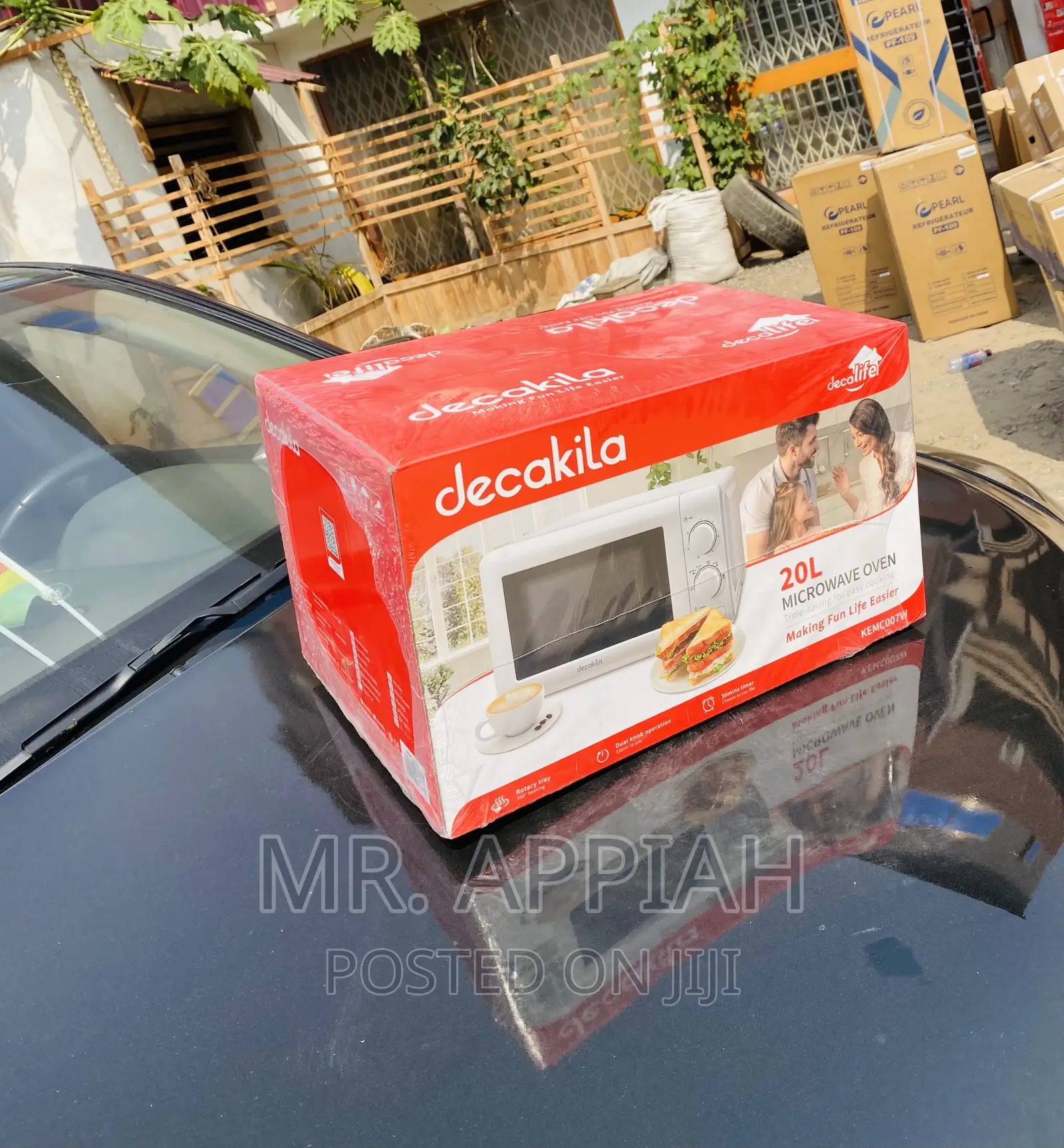 High Quality Decakila 20L Electric Microwave Oven(Black)