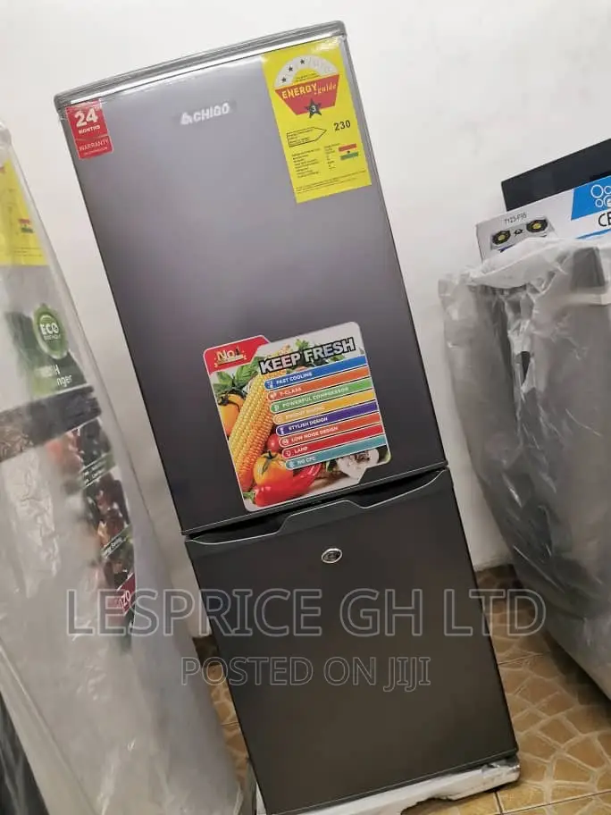 Energy Saving//Chigo 126L Double Door Fridge