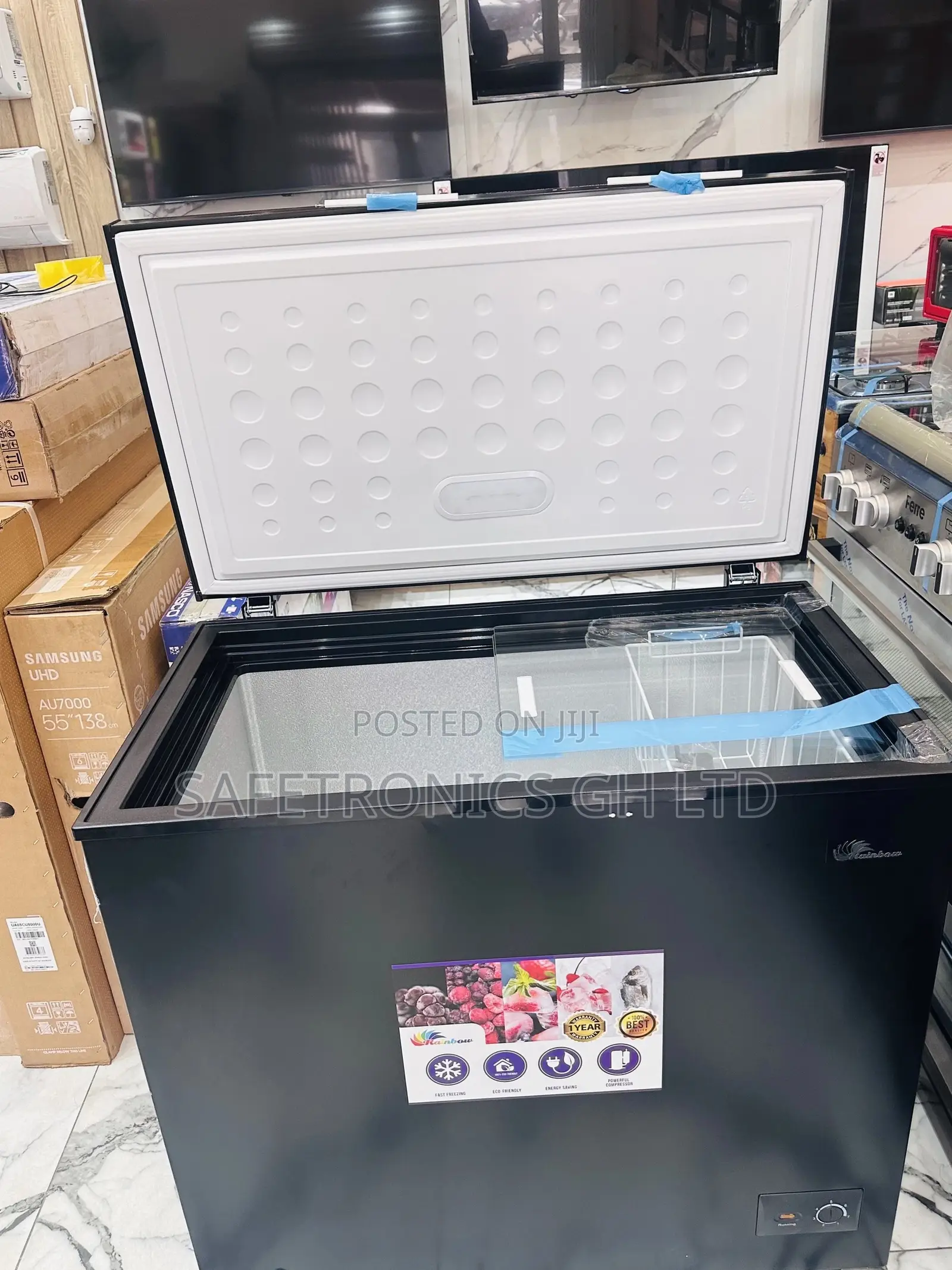 Chestfreezer Rainbow RCF-244 Singledoor Electric 200 Liters