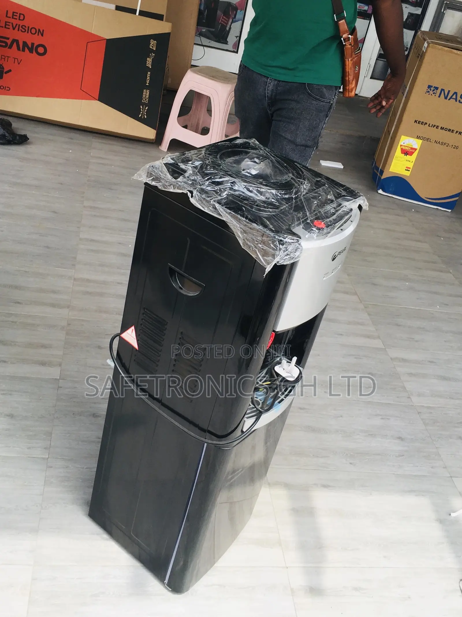 Hot/Cold Pearl Water Dispenser Black Electric PWD-2008