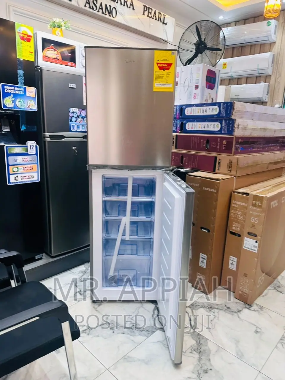 Fabulous Pearl Pf 350 B Double Door Refrigerator.