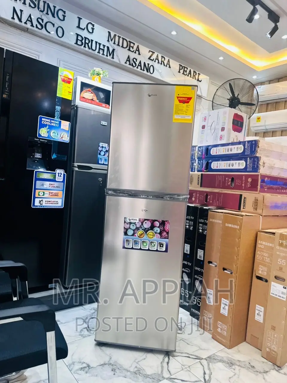 Reliable Pearl Pf 350 B Double Door Refrigerator.