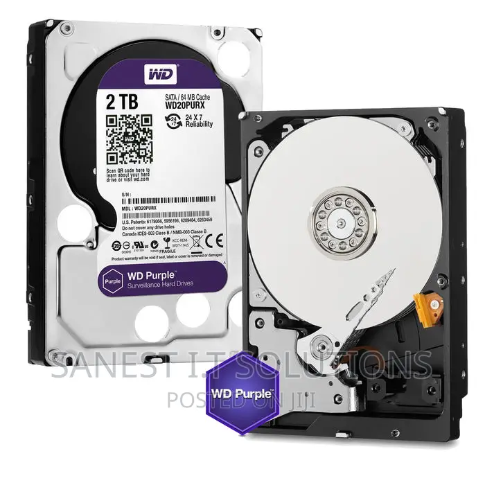 2tb Surveillance Wd Hard Disk CCTV