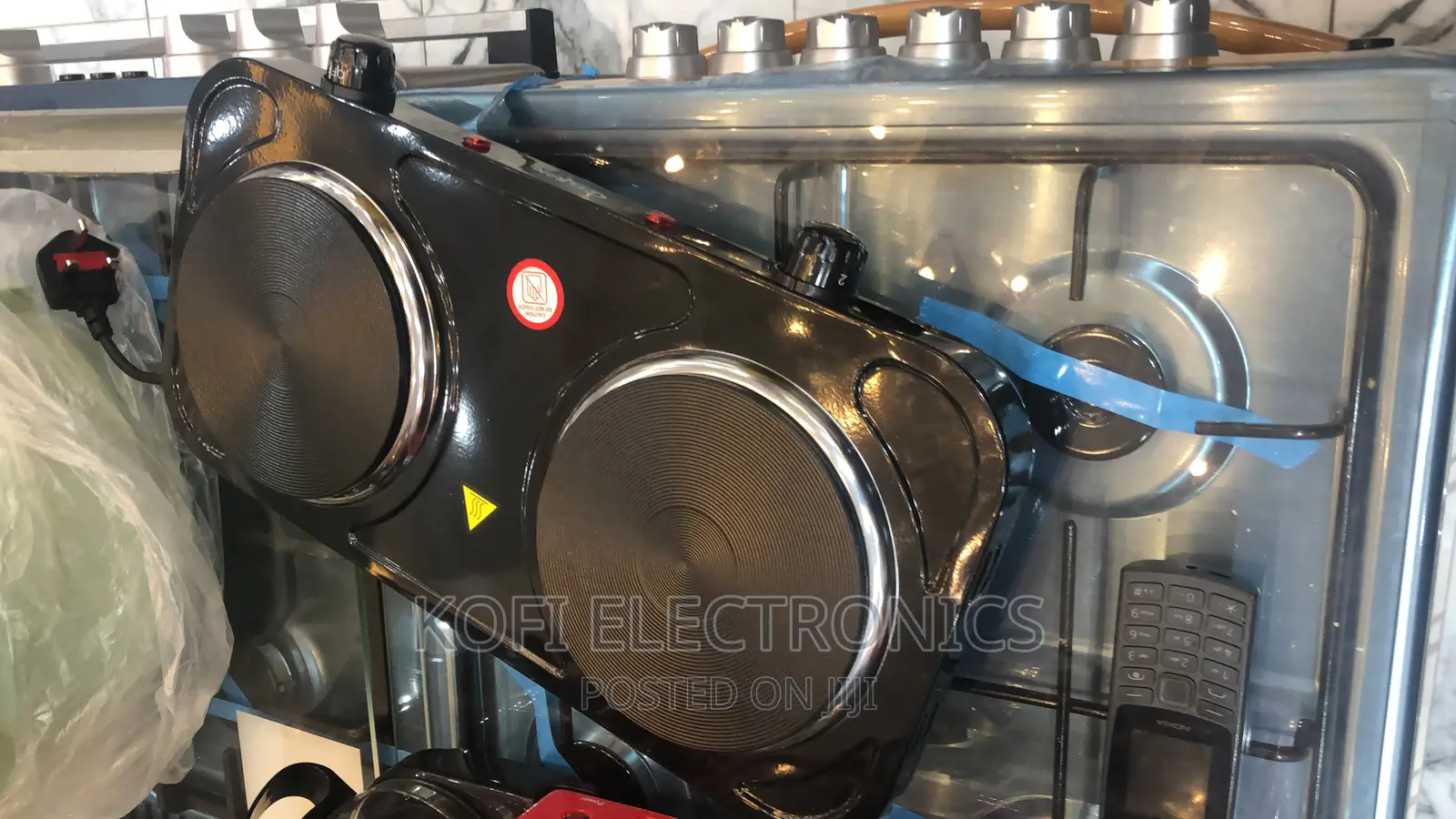 Sealed in Box Delron DHP-002 2 Burner Hot Plate – 2000W