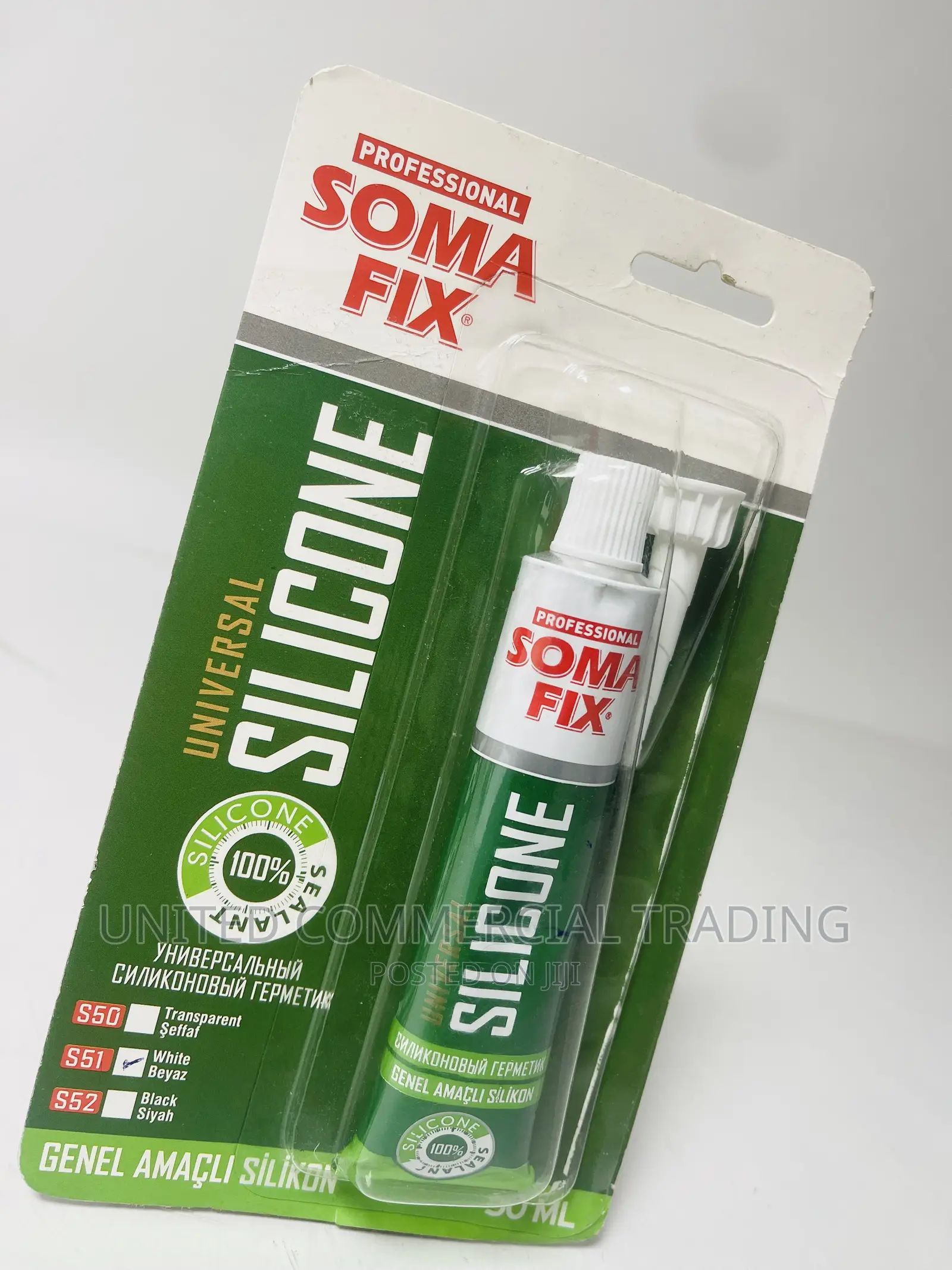 SILICONE (Somafix 50ml Universal Tube White)
