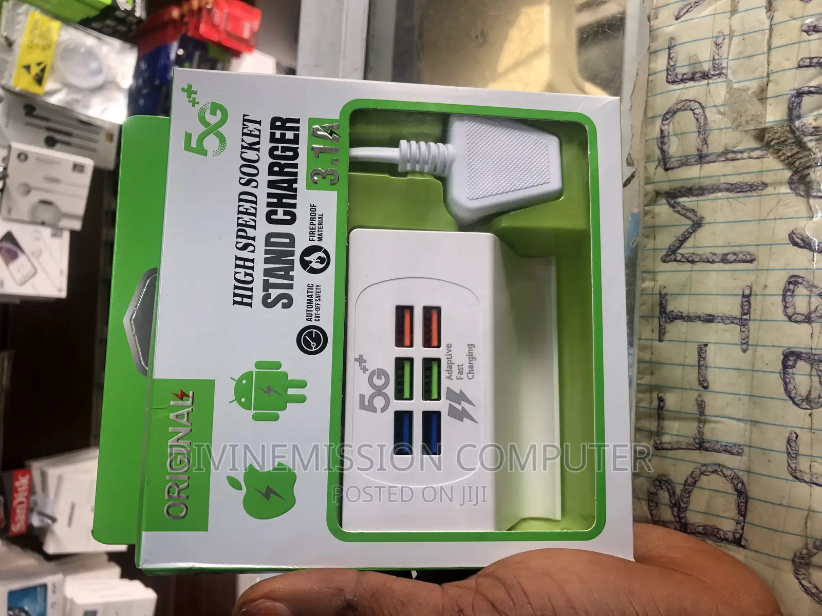 6 Ports Usb Charger  3A. Original Charger