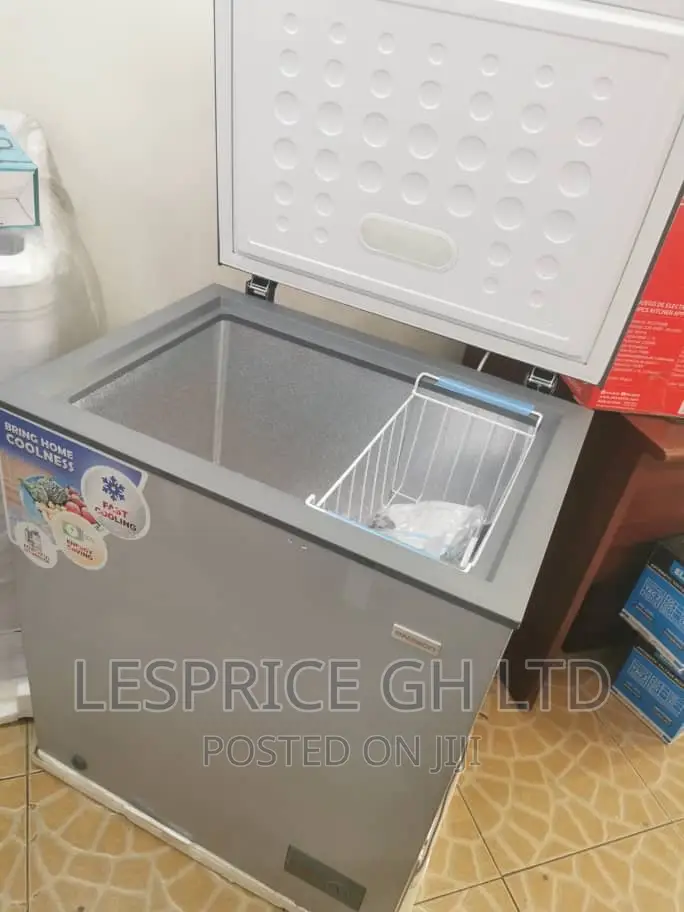 Nasco 145L Silver Unique Chest Freezer