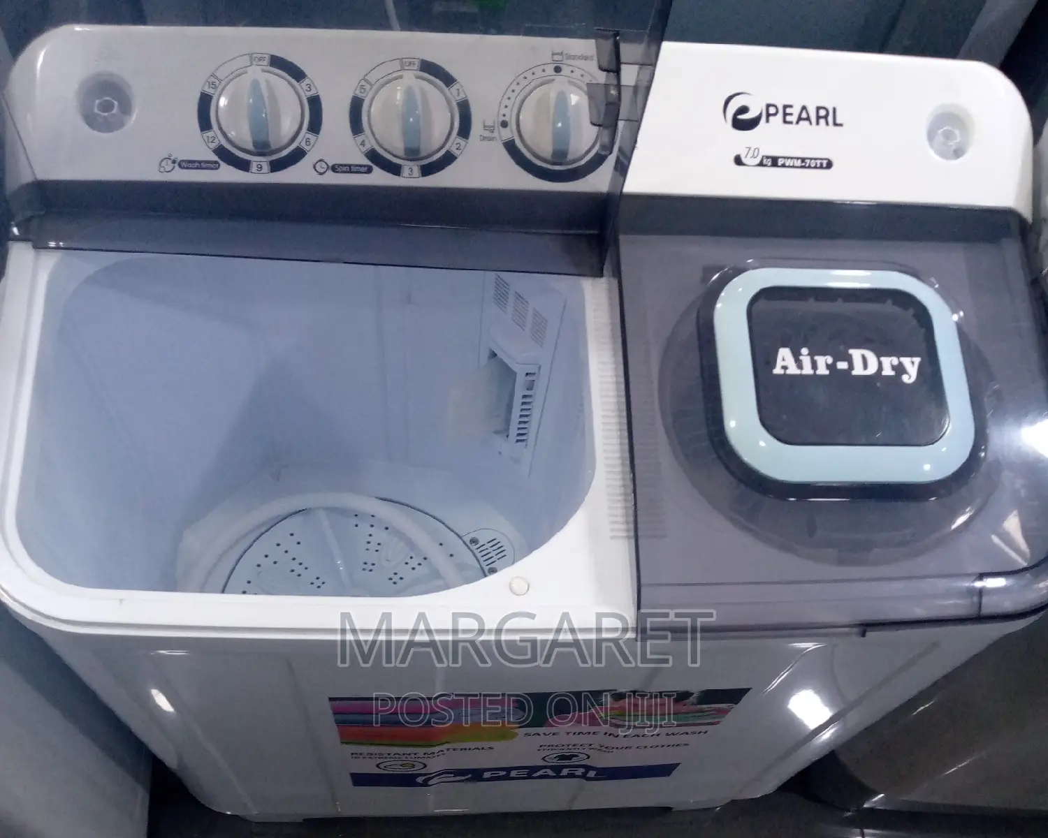 Pearl 7kg Twin Top Washing Machine