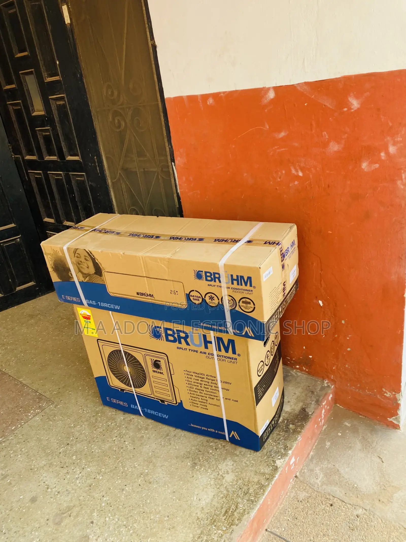 Extremely Chilling Bruhm 2.0hp Split Type Air Conditioner.