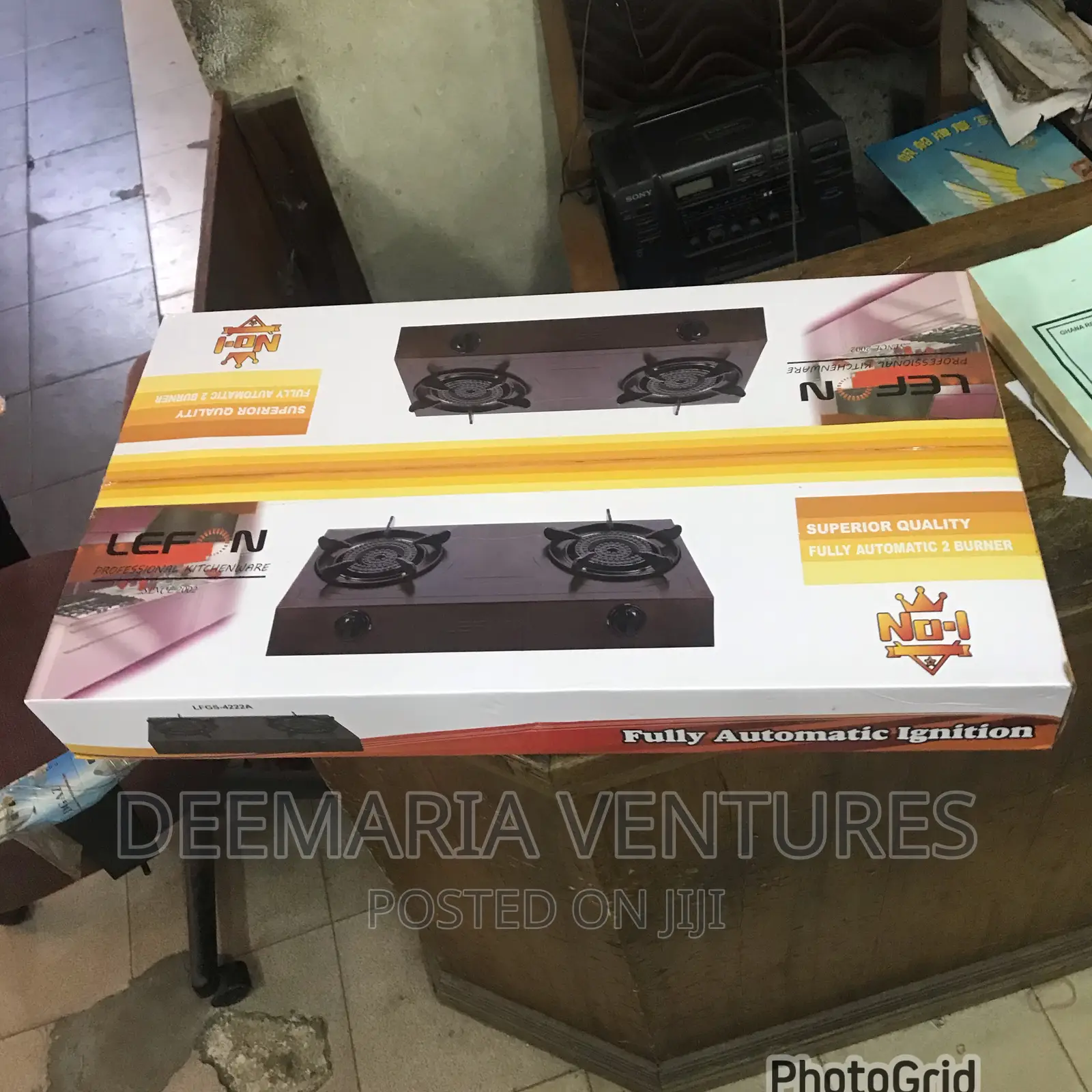 Lefon 2 Burners Auto Ignition Cyber Gas Stove