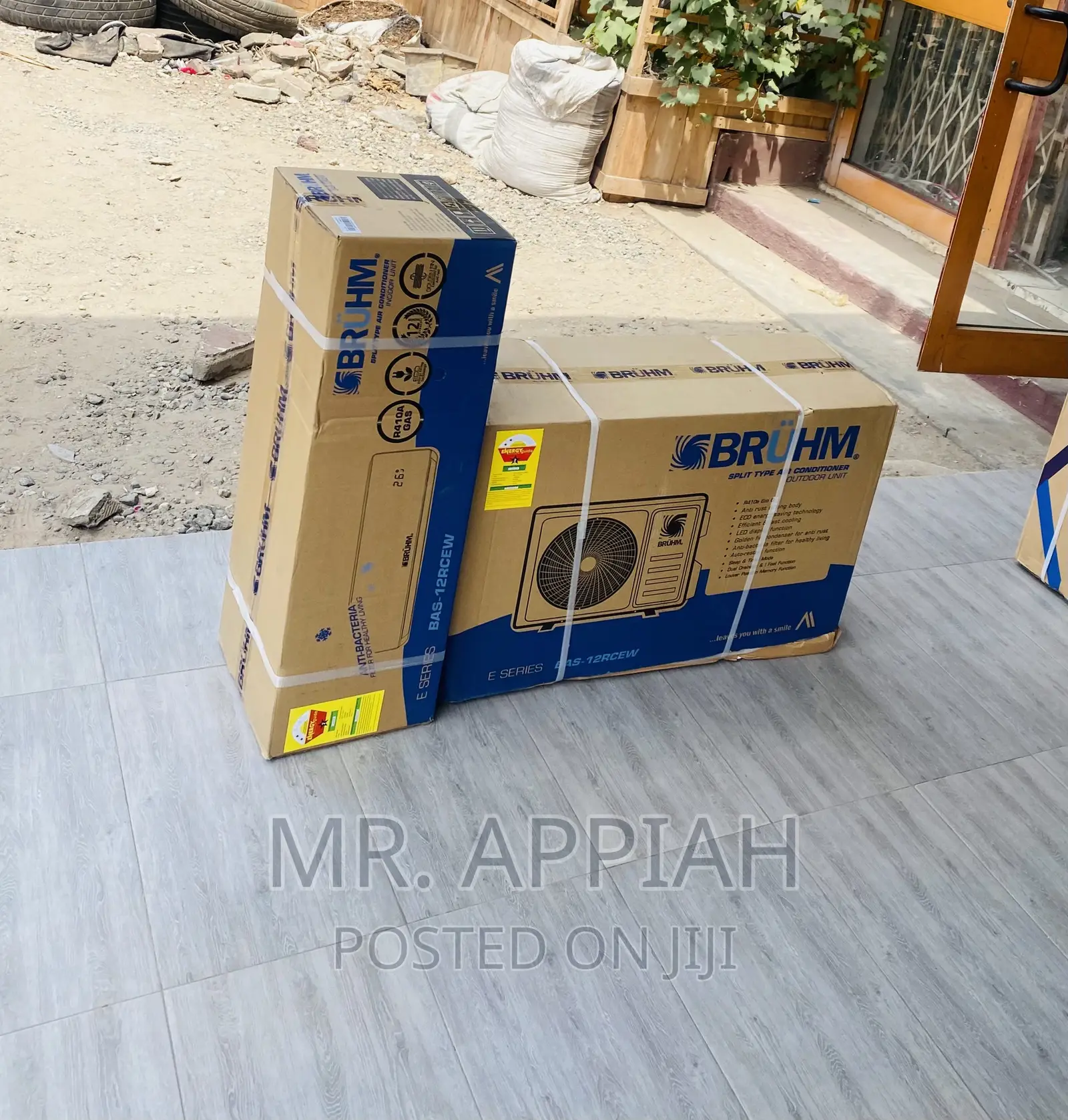 Brand New Bruhm 1.5hp Split Type Anti-Rust Durable Body Ac.
