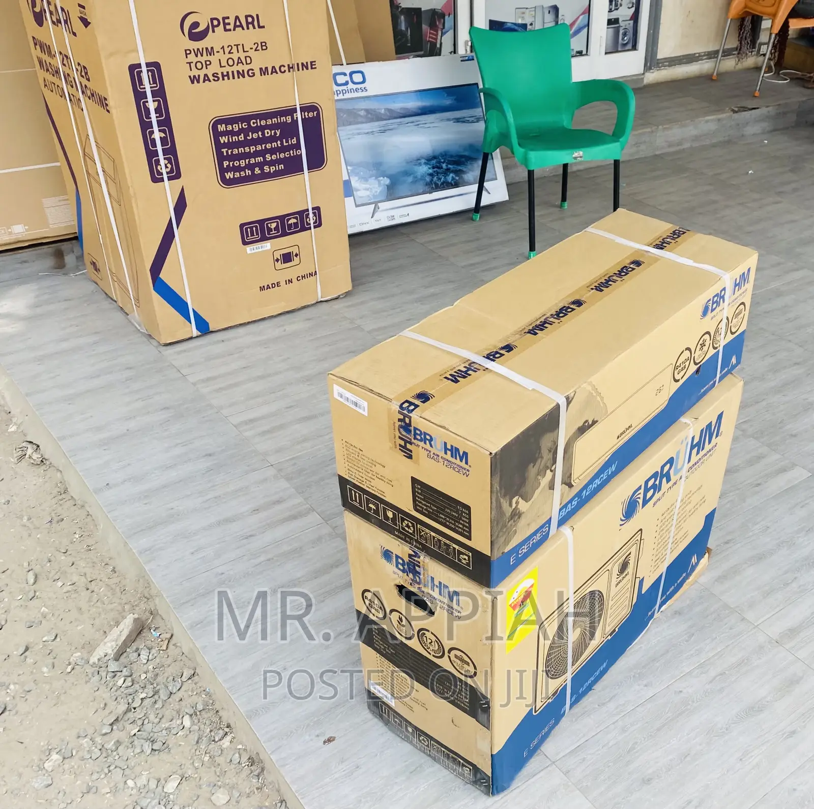 Well Design Bruhm 1.5hp Split Anti-Rust Durable Body Ac.