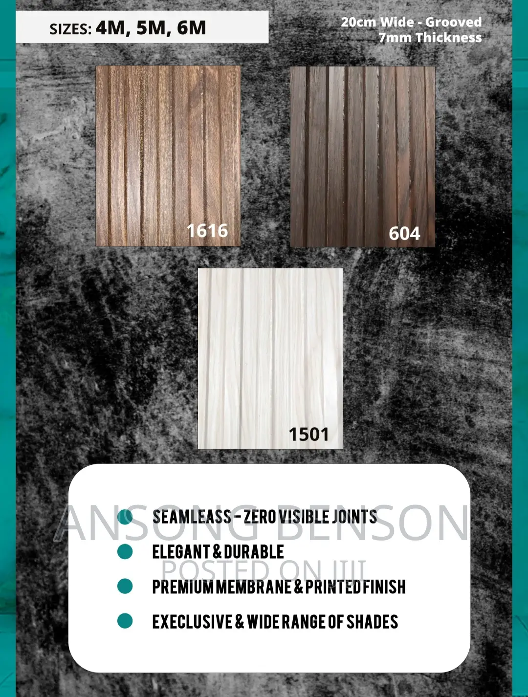 Laminated 3D PVC Ceiling Panels Sales and Installation