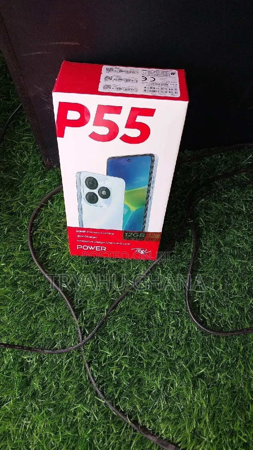 New Itel P55 Plus 128 GB Black