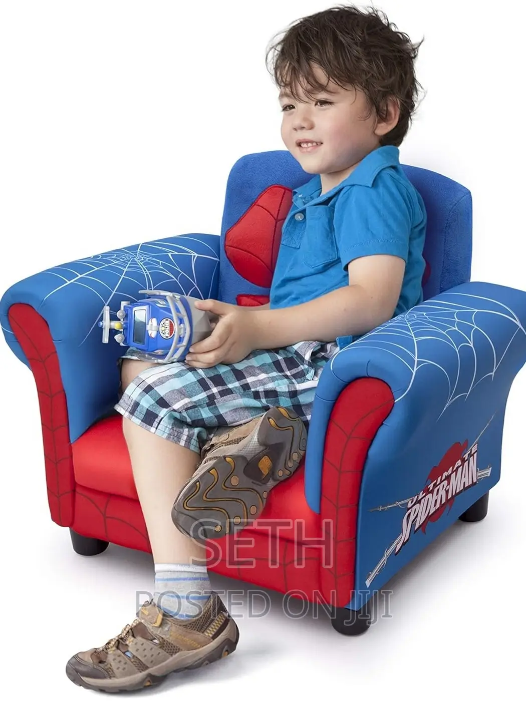 Delta Children Figural Upholstered Chair, Marvel Spider-Man