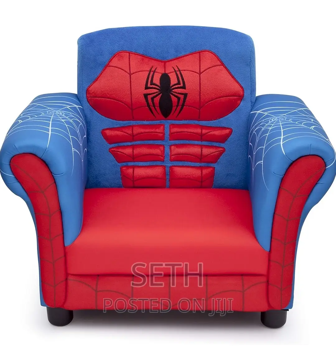 Delta Children Figural Upholstered Chair, Marvel Spider-Man