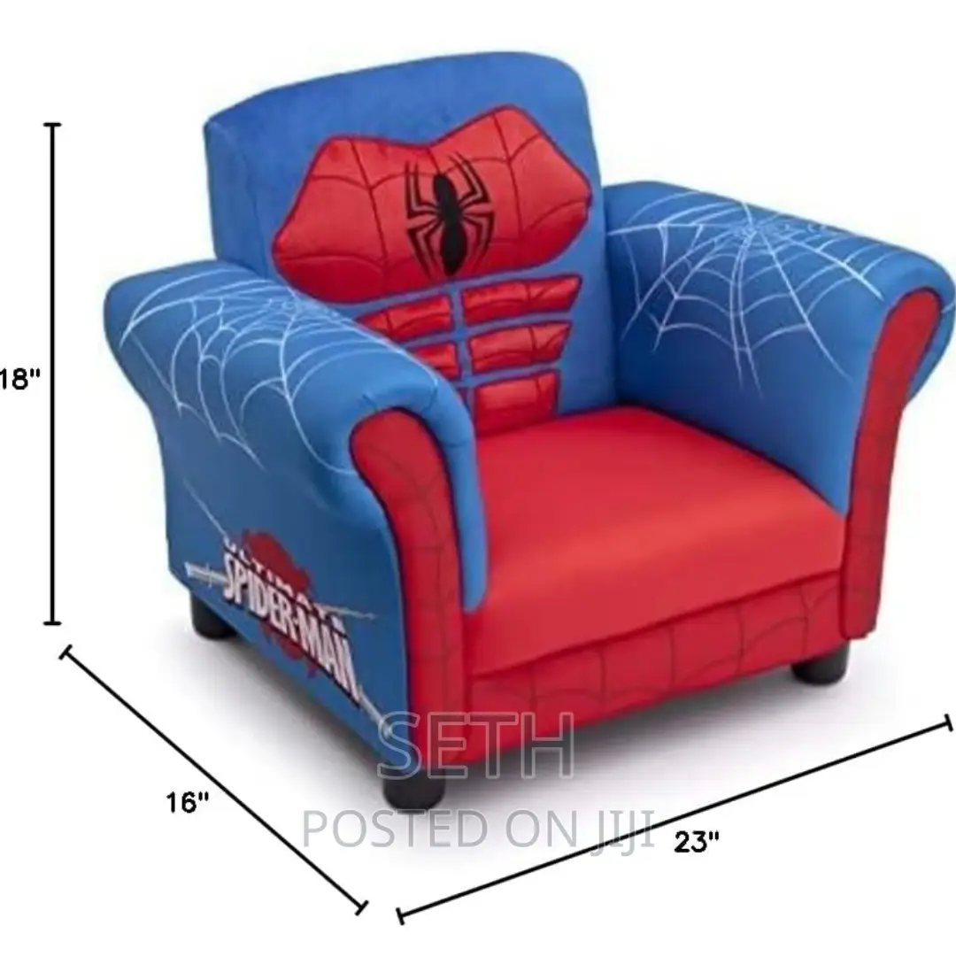 Delta Children Figural Upholstered Chair, Marvel Spider-Man