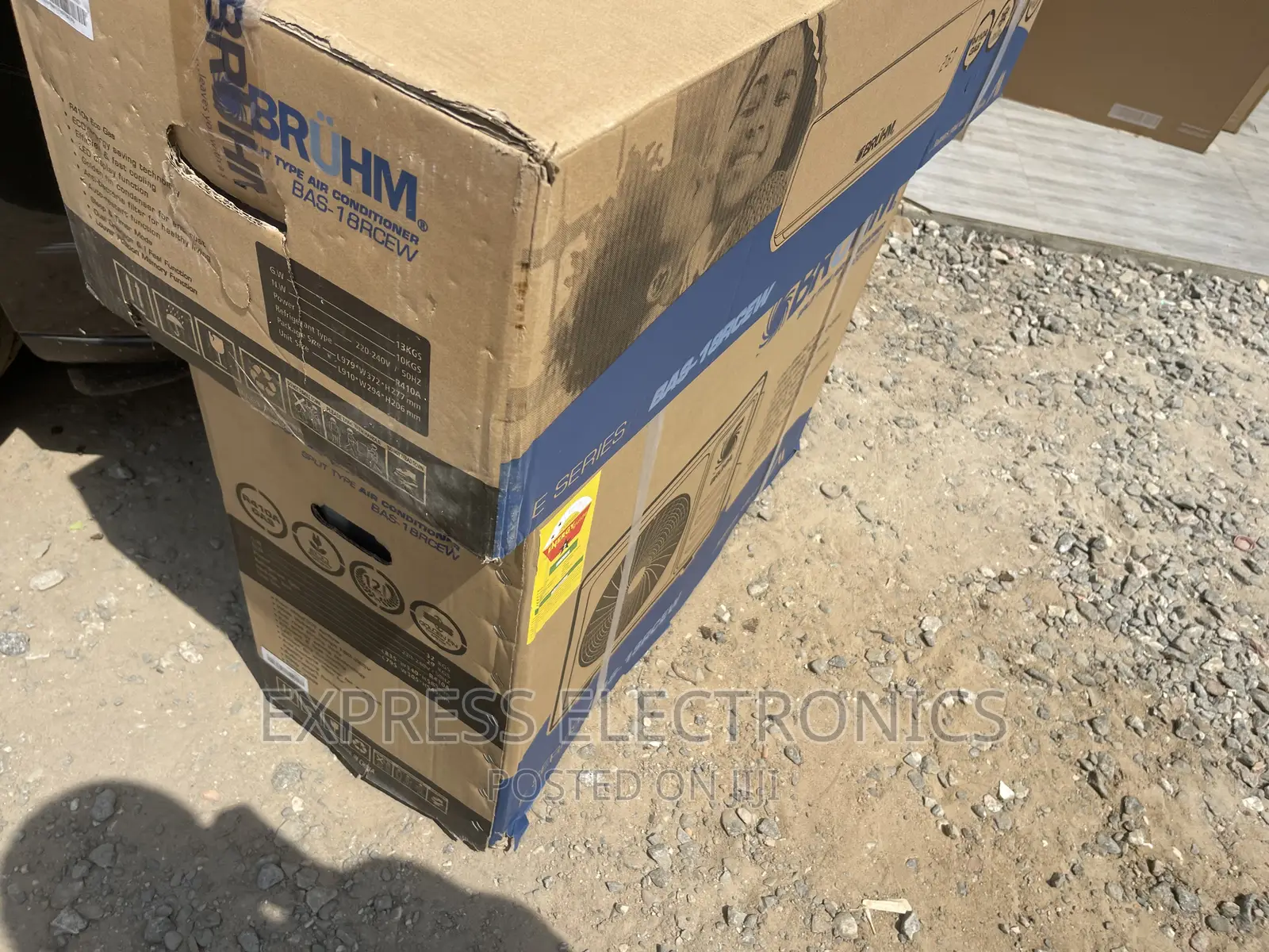 1.5hp Split R410 White Bruhm White Air Conditioner