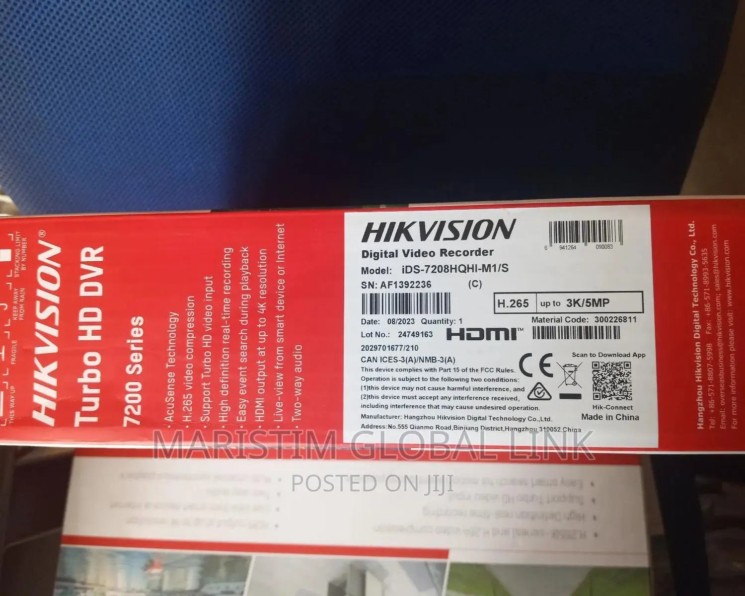8 Channel Hikvision Turbo HD DVR 5mp/