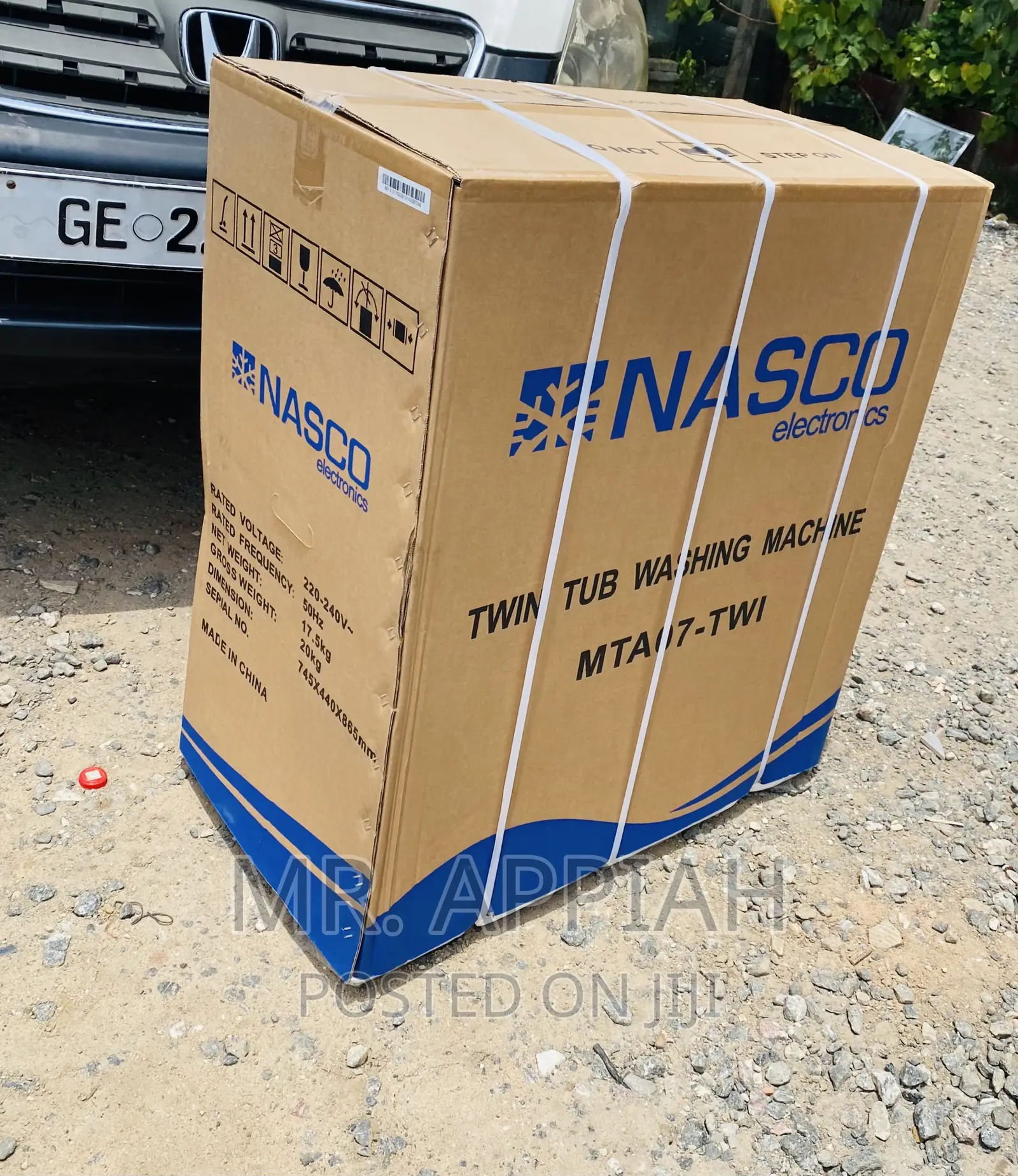 Purchase Original Nasco 7kg Twin Tap Washing Machine.