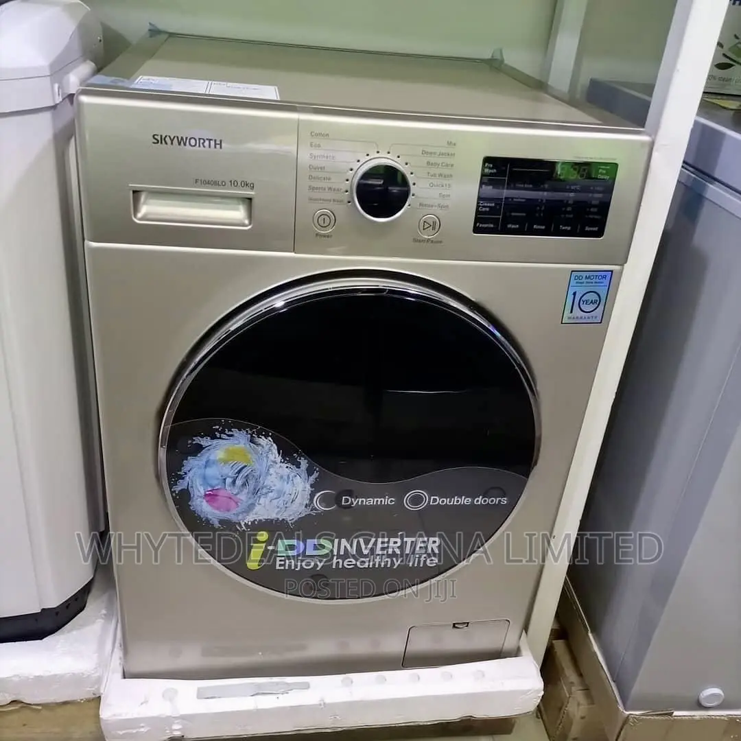 Skyworth 8kg Front Load Washing Machine| Fully Auto| Wash| Rinse| Dry