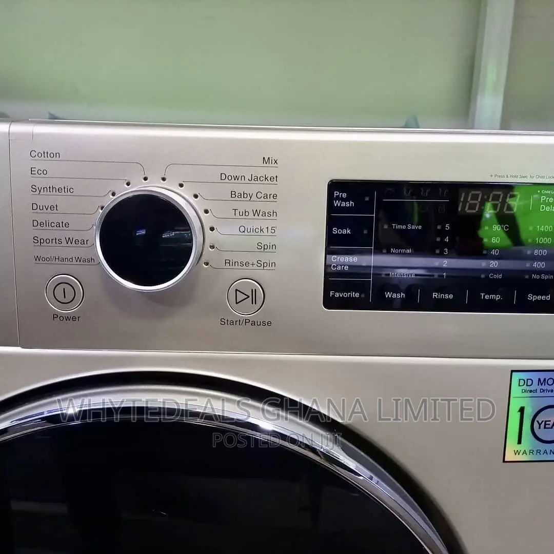 Skyworth 8kg Front Load Washing Machine| Fully Auto| Wash| Rinse| Dry
