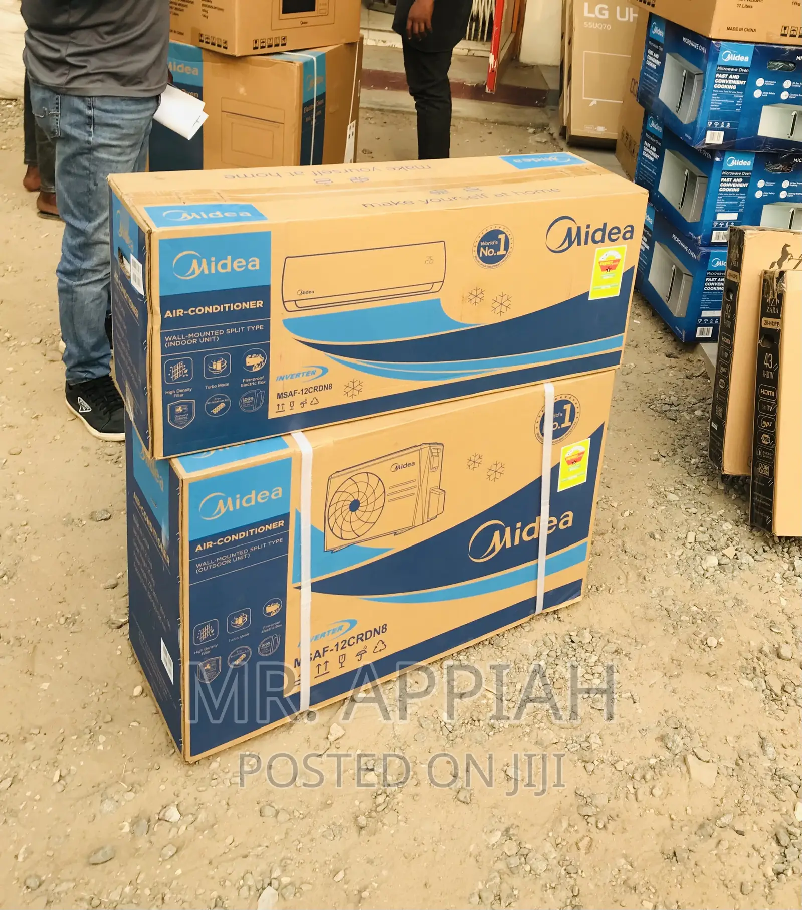 Original Midea 1.5hp Split Anti-Rust Durable Body Ac.