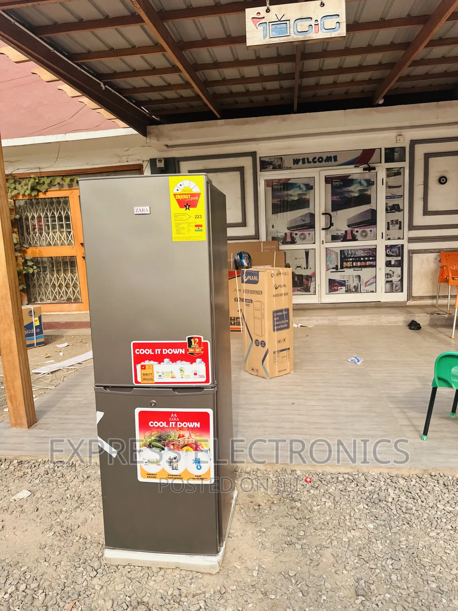 Authentic New Zara—240BF Double Door Fridge