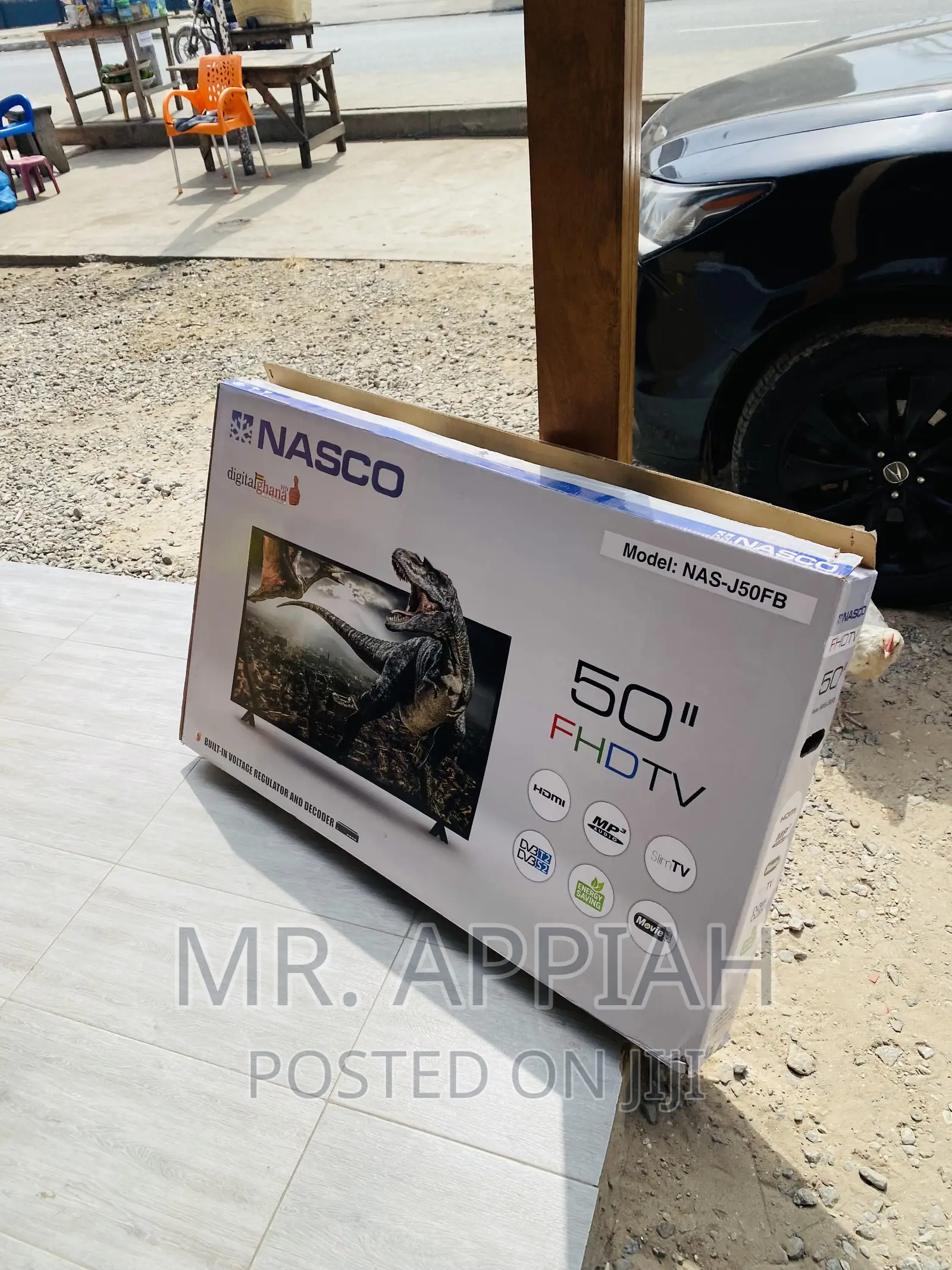 Buy Nasco 50” Digital Satellite Electric Led Tv,Black