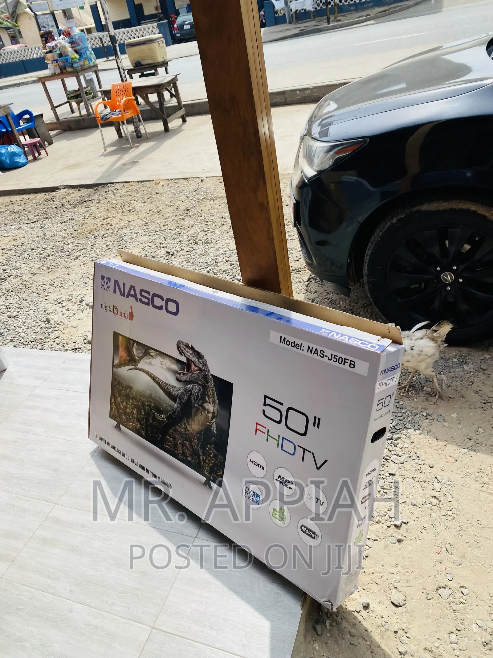 Buy Nasco 50” Digital Satellite Electric Led Tv,Black