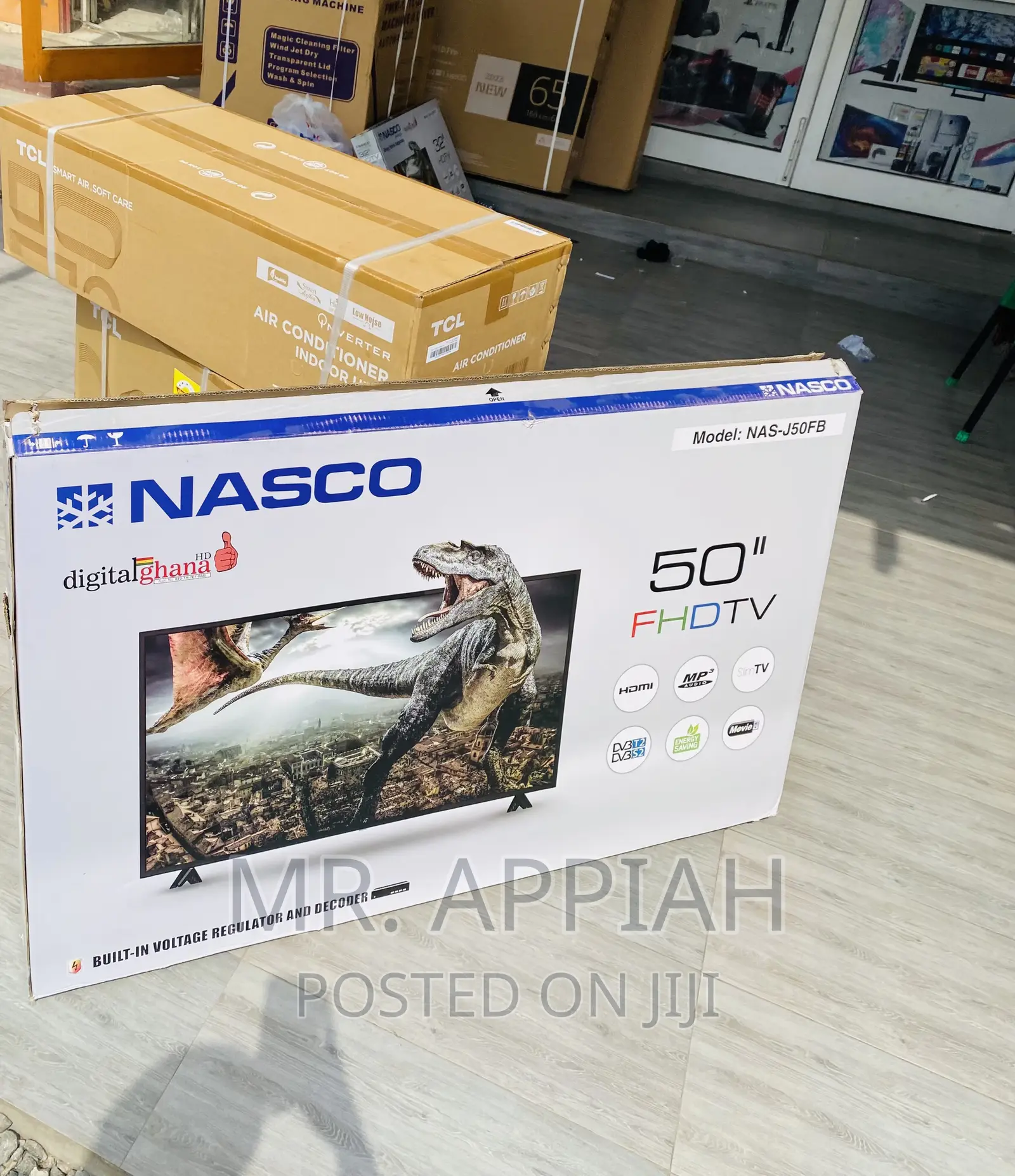 Fabulous Nasco 50” Full HD Digital Satellite Electric Tv