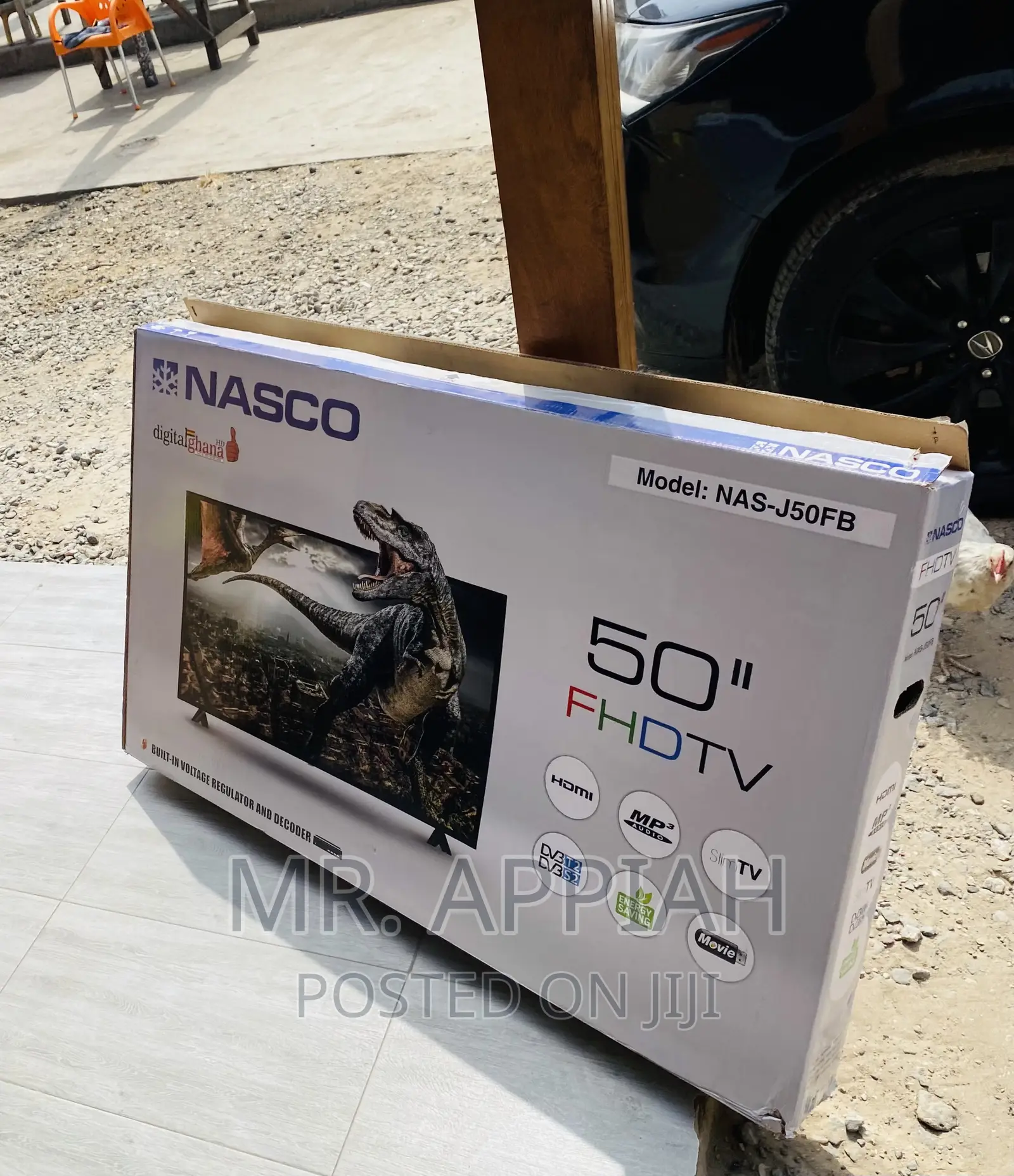 Elegant Design Nasco 50” Full HD Satellite Electric Tv.
