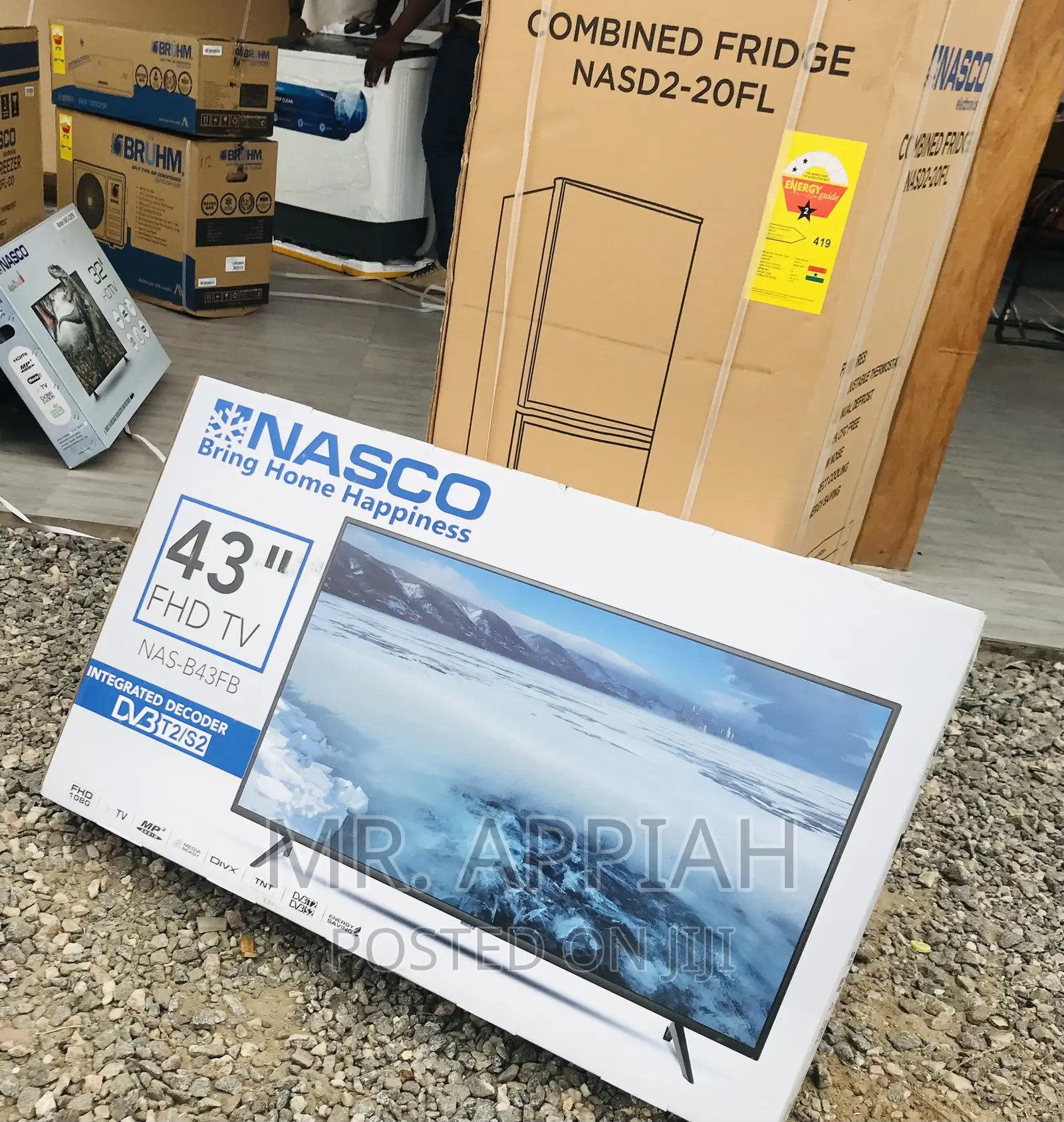 Shop Original Nasco 43” Digital Satellit Electric Tv.